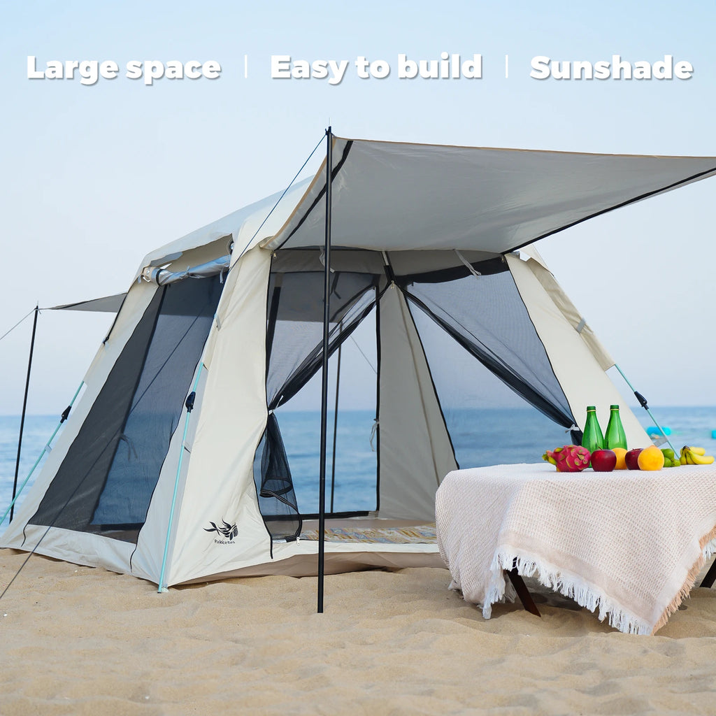 2-3 Person outdoor camping pop-up tent waterproof, windproof and rainproof carpa ventilation upgrade bring storage bag camping